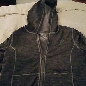 Ll Bean kids unisex grey hoody size L 14-16